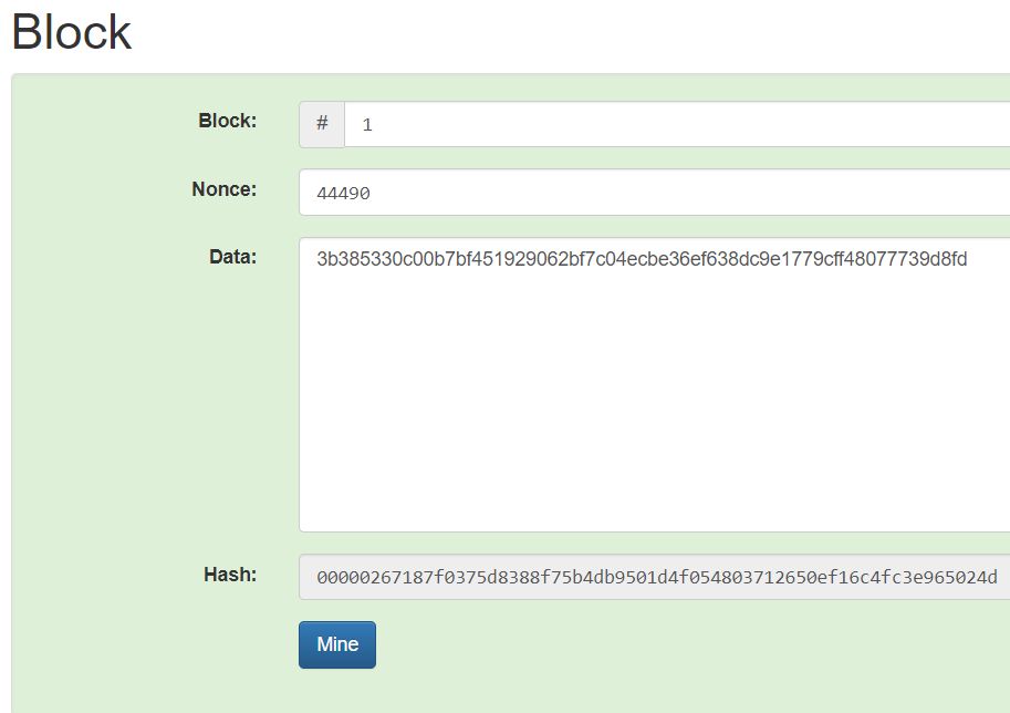 comprobación de hash de bitcoin