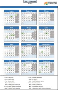 calendario laboral Murcia 2022